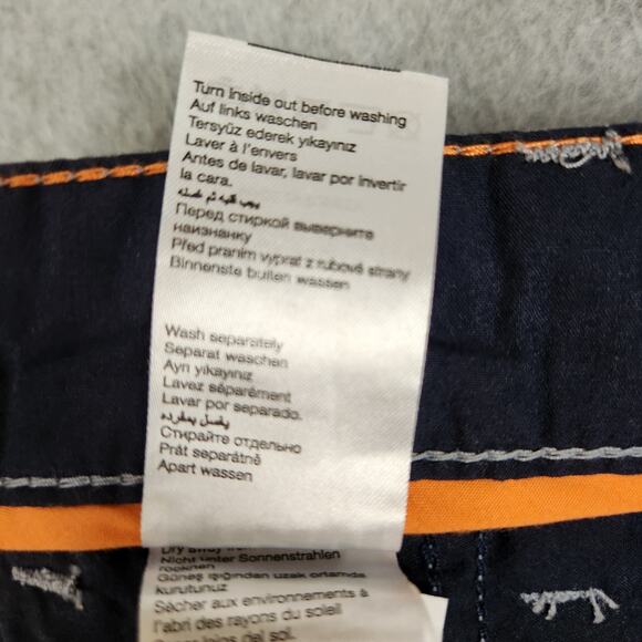 Mavi Shorts Mens Size 31 Flat Front Chino Summer Graphic Pattern - Picture 11 of 12